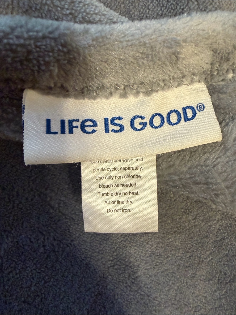 NWOT Life Is Good Plush Throw Blanket Jake Rocket Football Tailgate Party Fall - Picture 2 of 9